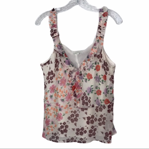 Lucky Brand Ruffle Floral Tank - Picture 4 of 5
